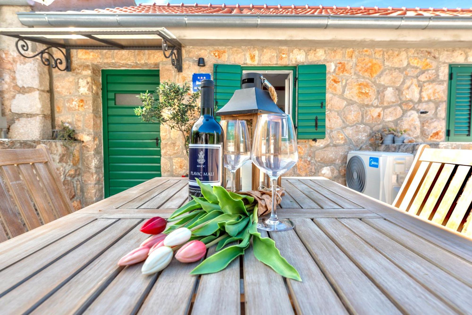 Ventus Green - Stone House Near National Park Paklenica And Sea Apartman Seline Kültér fotó
