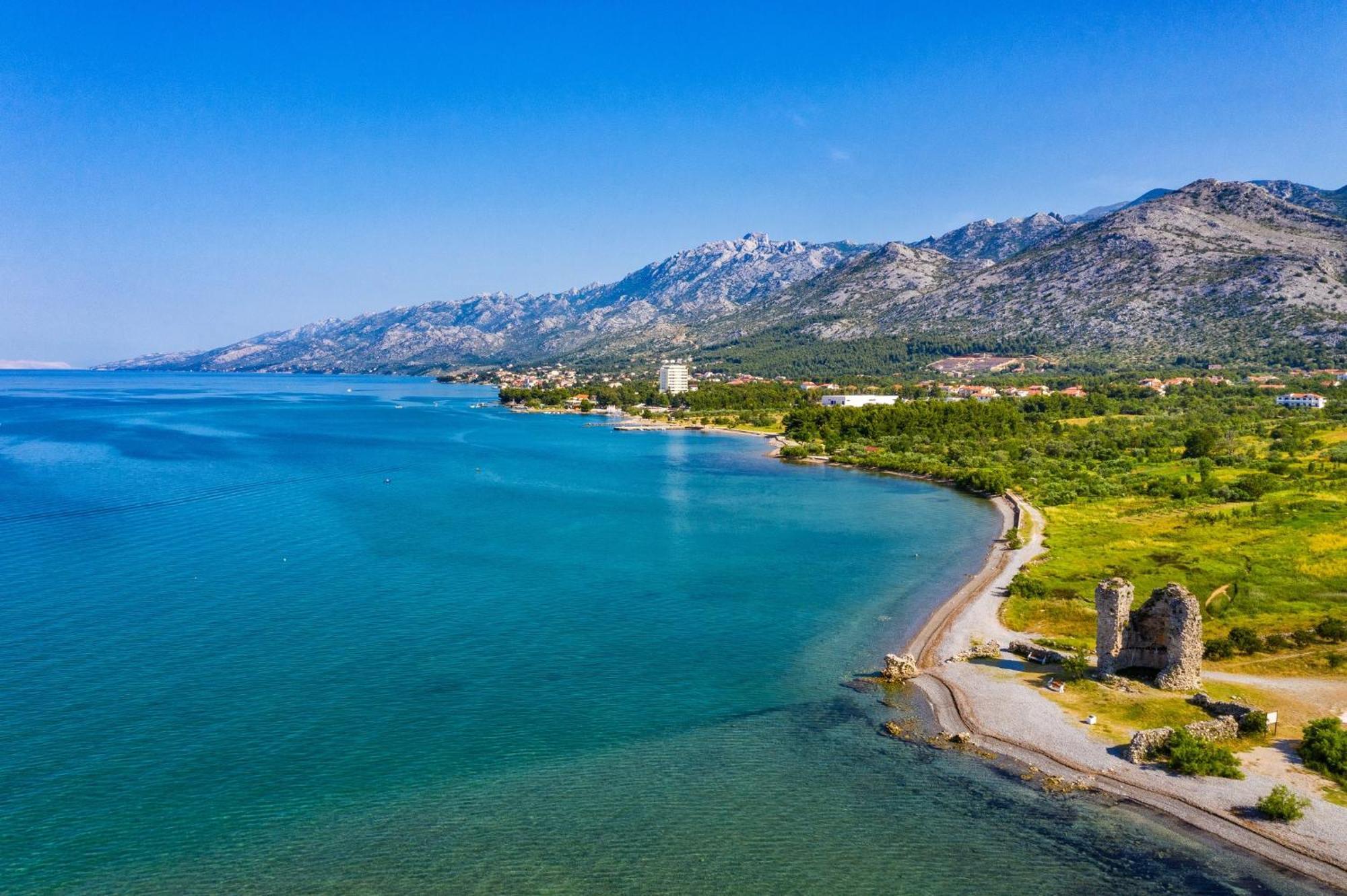 Ventus Green - Stone House Near National Park Paklenica And Sea Apartman Seline Kültér fotó